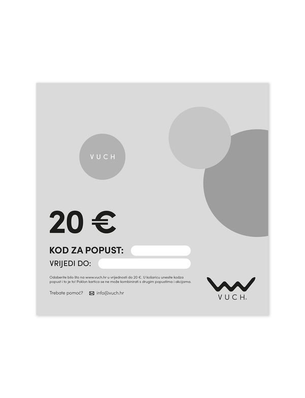 E-poklon kartice 20 €