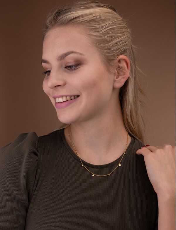 Ogrlica Saria Gold