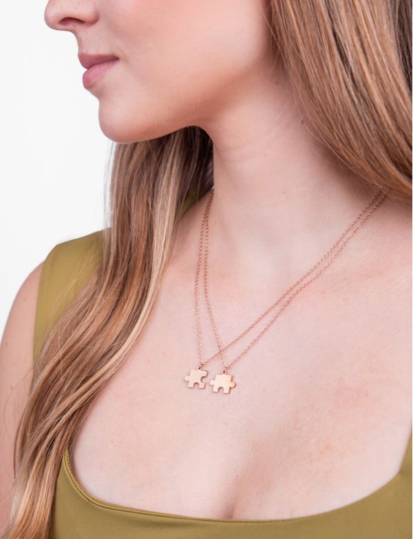 Ogrlica Puzea Rose Gold