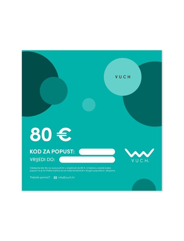 E-poklon kartice 80 €