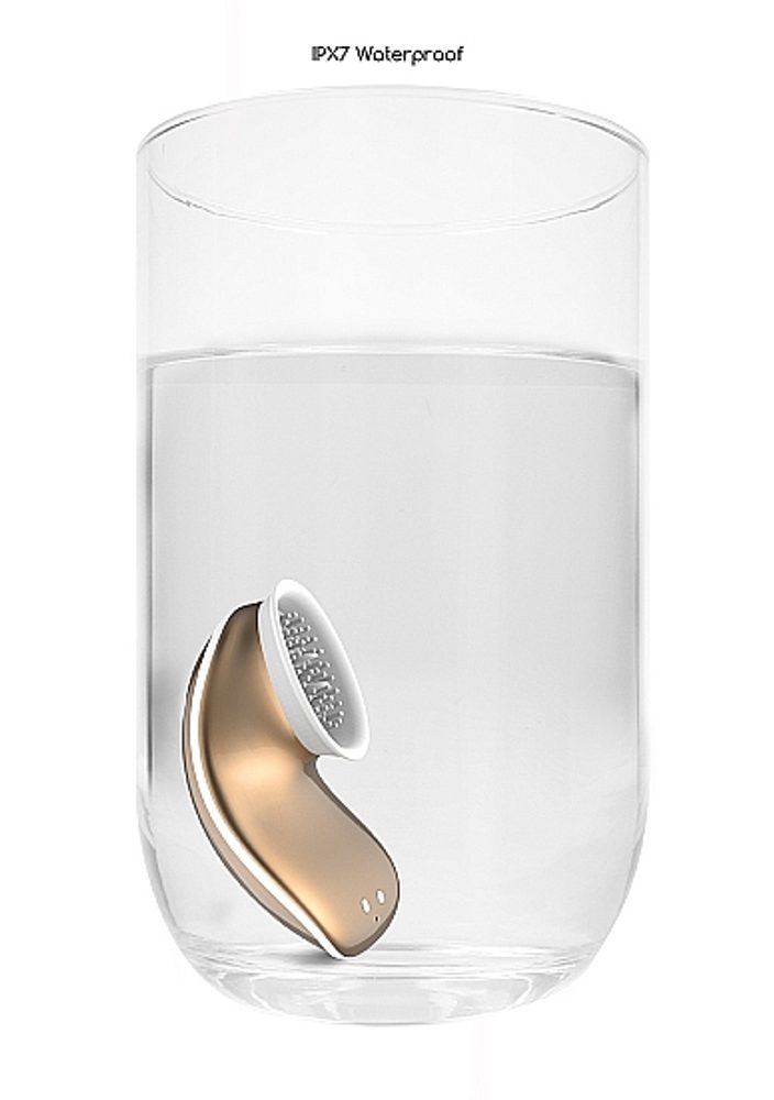 Shots Innovation Twitch Hands-Free Suction & Vibration Toy Gold (obrázek 12)