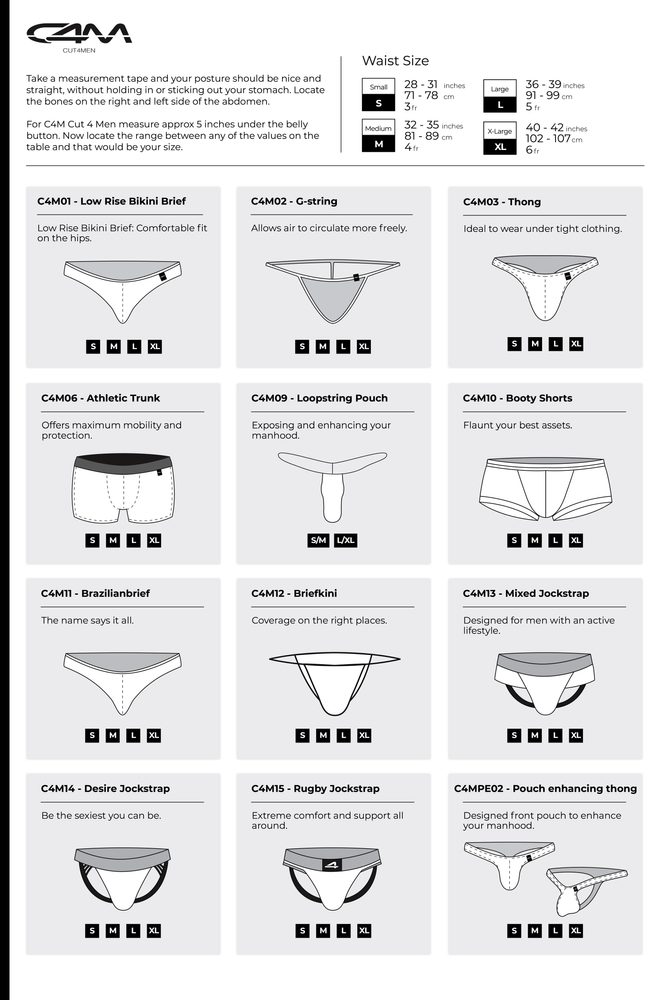 L4CE by C4M G String Black - Obrázek 4