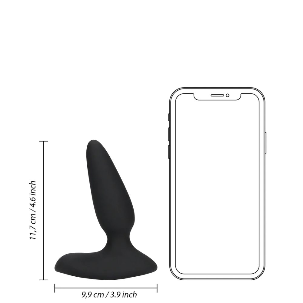 Loveline Smooth Vibrating Anal Plug with Remote Control (obrázek 5)