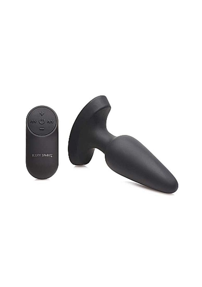 Booty Sparks Laser Fuck Me Medium Anal Plug with Remote Control Black - Obrázek 5