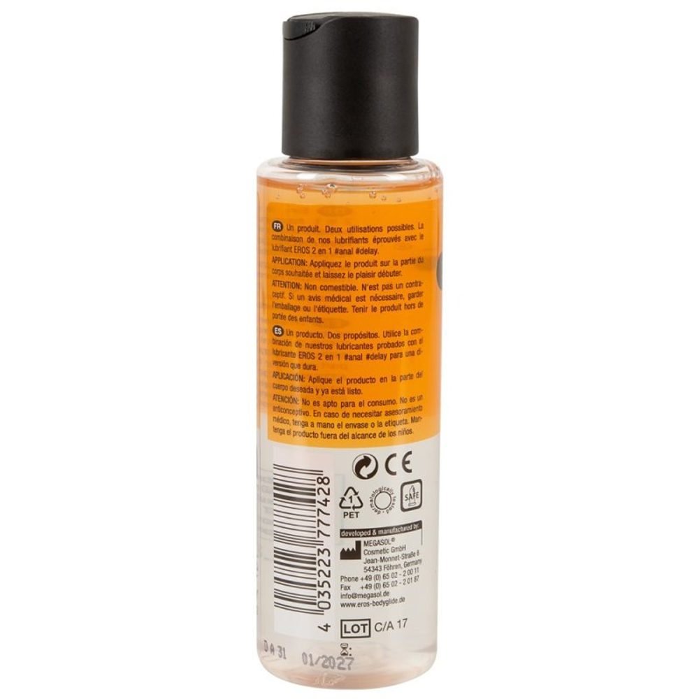 Eros 2in1 anal delay Lubricant 100 ml - Obrázek 3