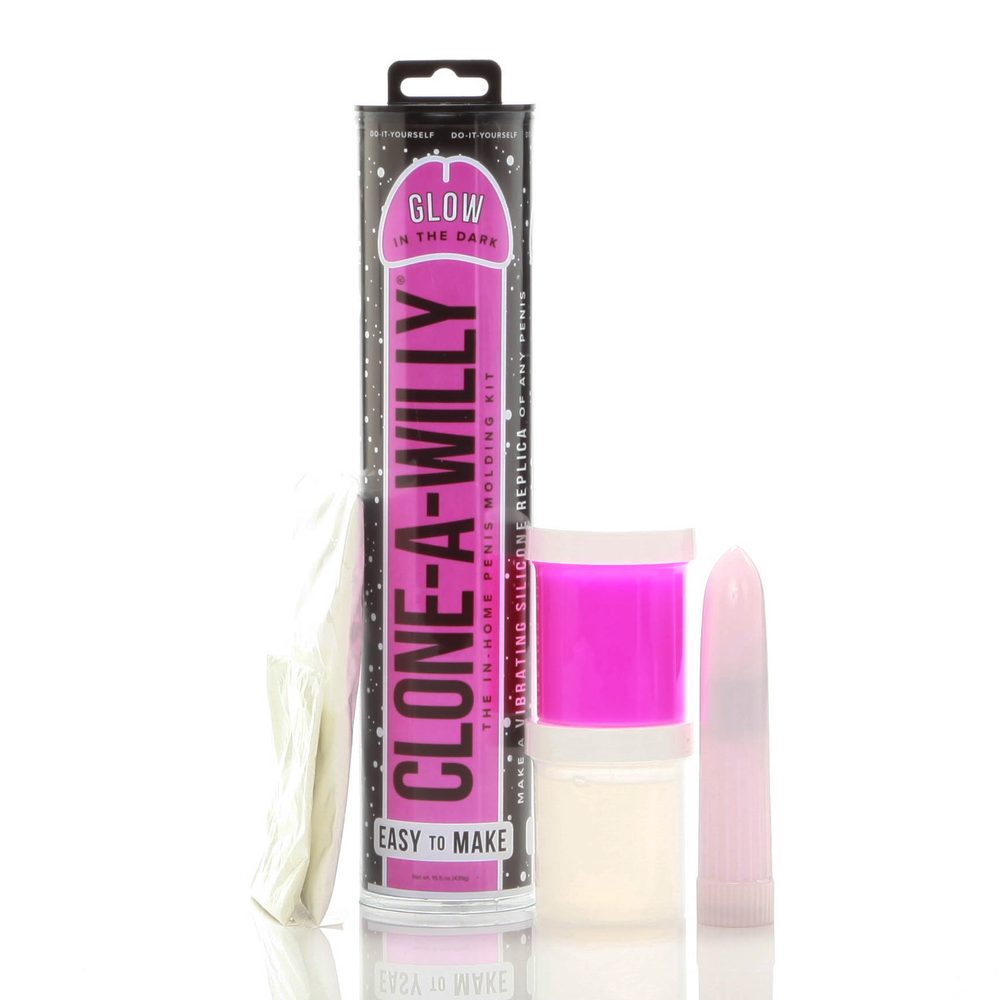 Clone A Willy Kit Glow-In-The-Dark Hot Pink - Obrázek 3