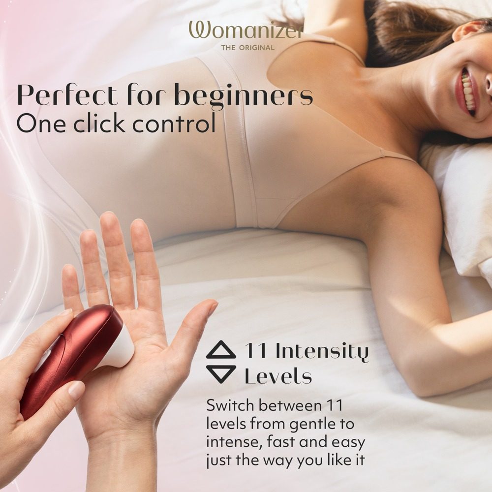 Womanizer Pro pulzátor na klitoris - červená (obrázek 7)