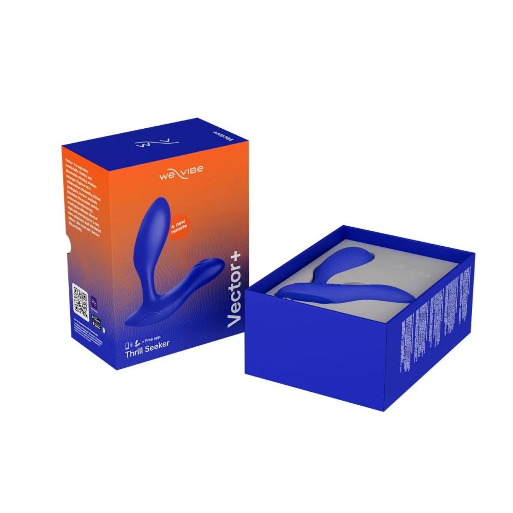 We-Vibe Vector+ Royal Blue smart masér prostaty (obrázek 9)