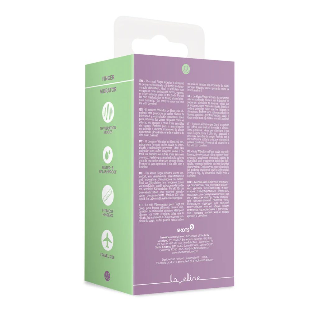Loveline Finger Vibrator - Mystic Purple (obrázek 10)