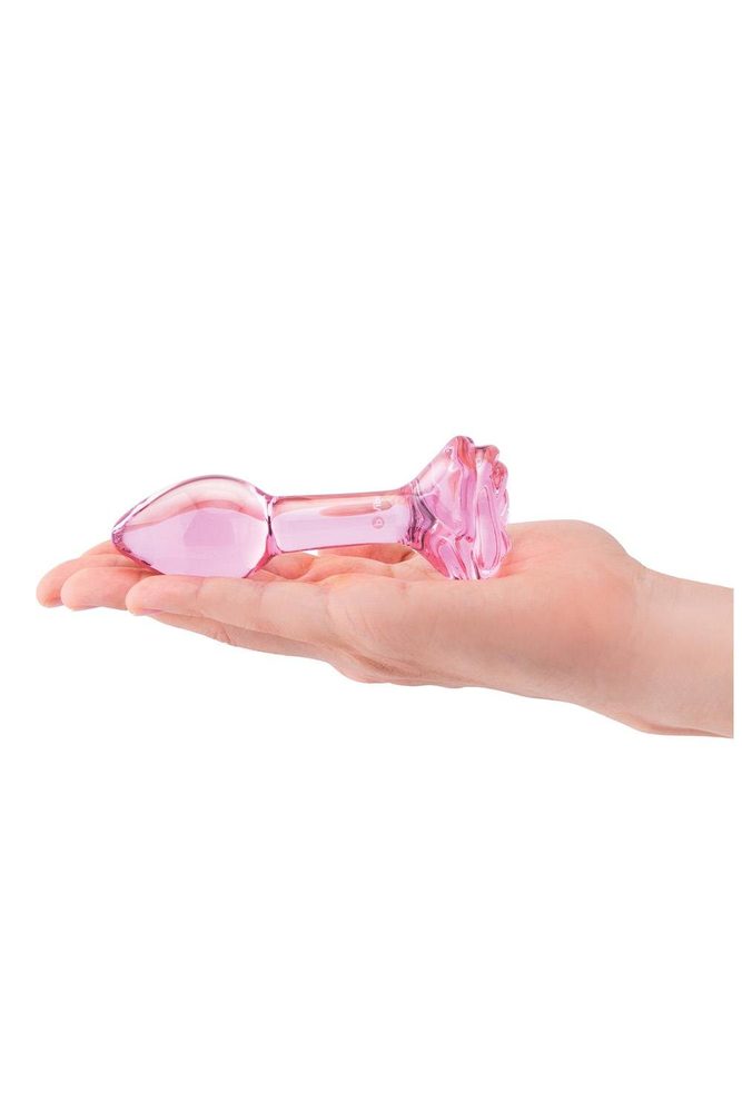 Pink Roses Glass Butt Plug Training Set (obrázek 8)
