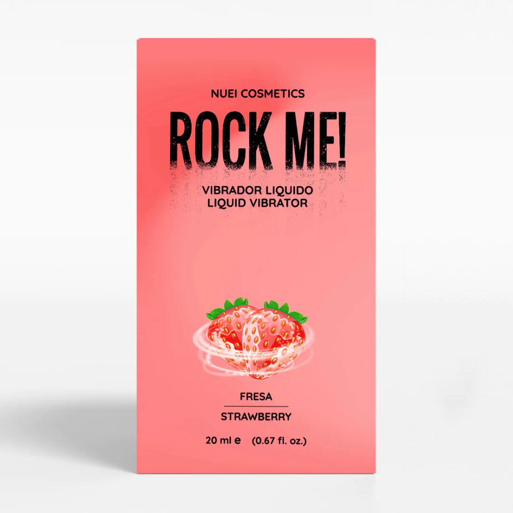 Nuei Cosmetics ROCK ME! Liquid Vibrator Strawberry 20 ml - Obrázek 3