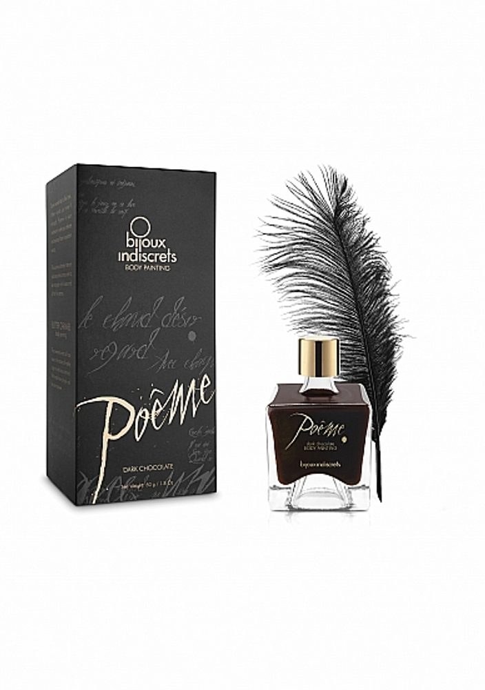 Bijoux Indiscrets Poeme Body Painting Set Čokoláda 50ml - Obrázek 2