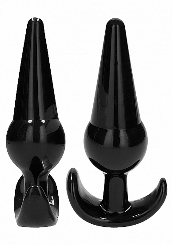 Sono No.80 4-Piece Butt Plug Set Black (obrázek 15)