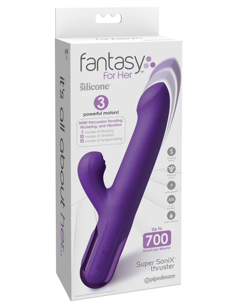Pipedream Fantasy For Her Super SoniX Thruster Purple. (obrázek 6)