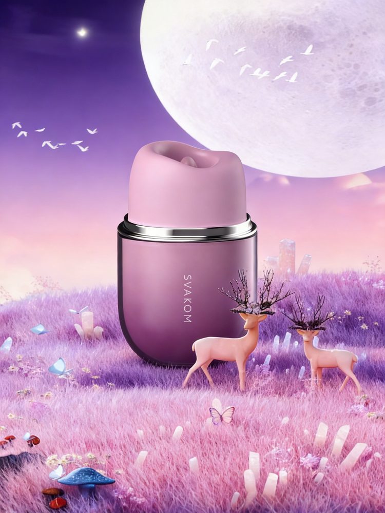 Svakom Klitty Dual Action Licking & Suction Stimulator Dusty Lavender (obrázek 19)