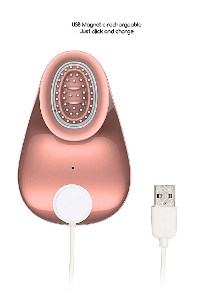 Shots Innovation Twitch Hands-Free Suction & Vibration Toy RoseGold (obrázek 11)