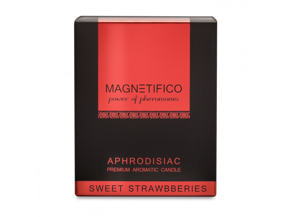 Magnetifico Aphrodisiac Candle Sweet Strawberries - Obrázek 2