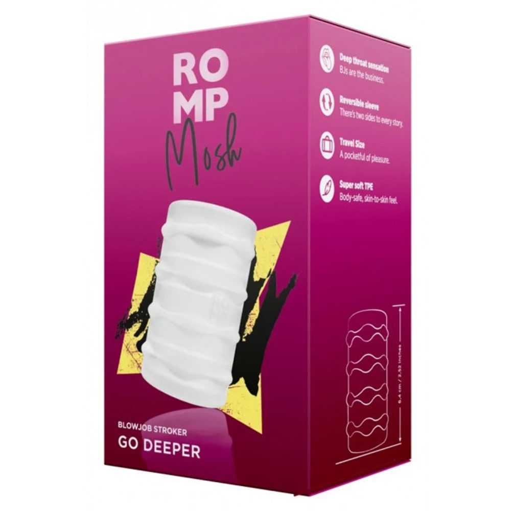 Romp Mosh Blowjob Stroker Clear - Obrázek 5