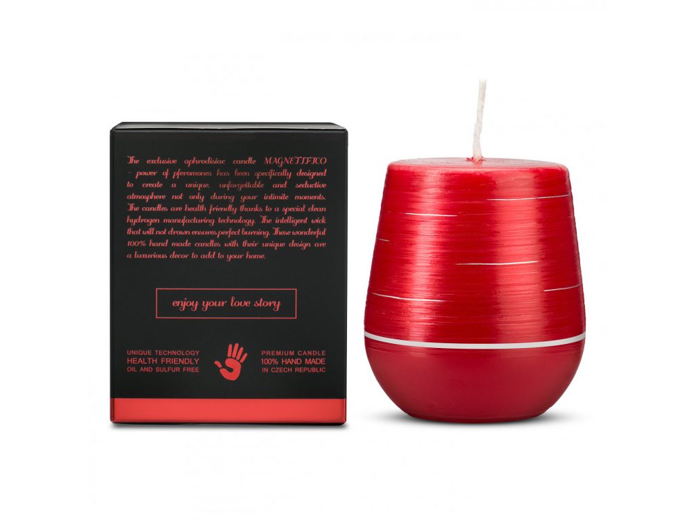Magnetifico Aphrodisiac Candle Sweet Strawberries - Obrázek 4