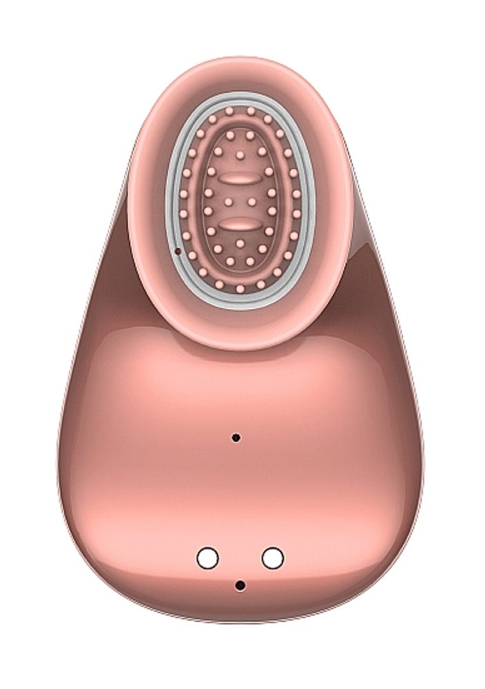 Shots Innovation Twitch Hands-Free Suction & Vibration Toy RoseGold (obrázek 8)