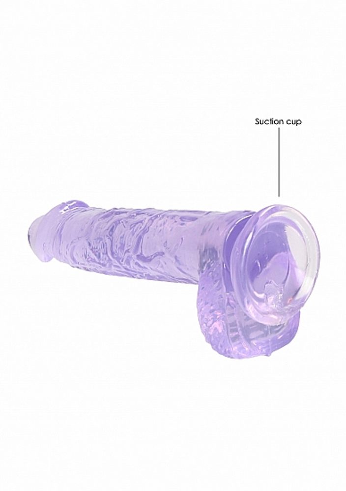 RealRock Crystal Clear 15cm Purple (obrázek 5)