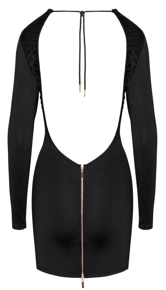 Cottelli Mini Dress with Large Cut Out at the Back 2719266 Black (obrázek 8)