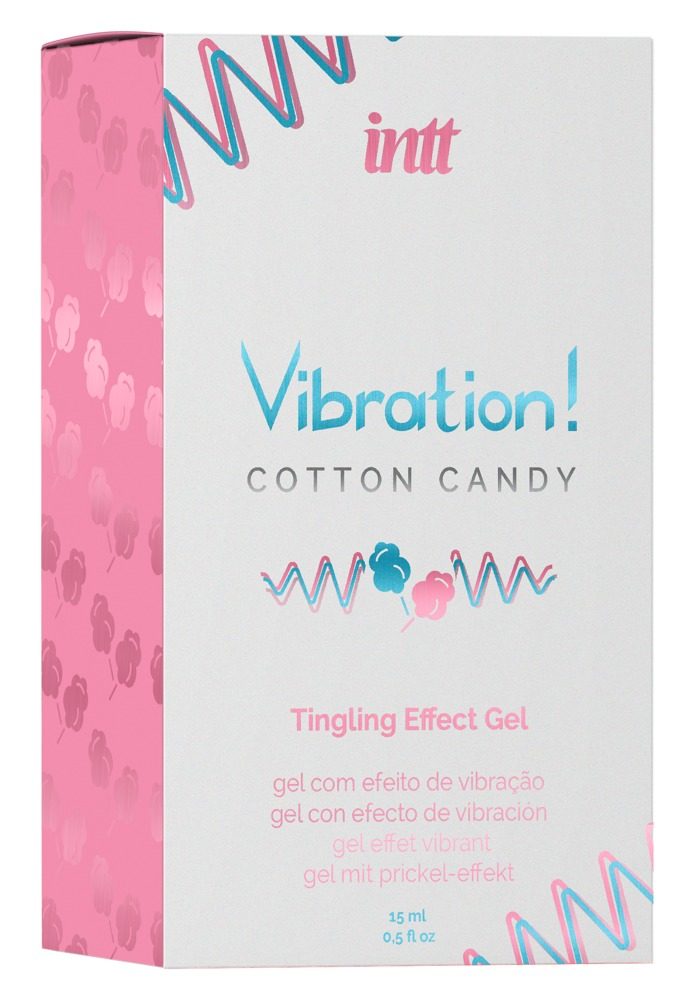 intt Vibration! Cotton Candy Tingling Effect Gel 15 ml - Obrázek 3