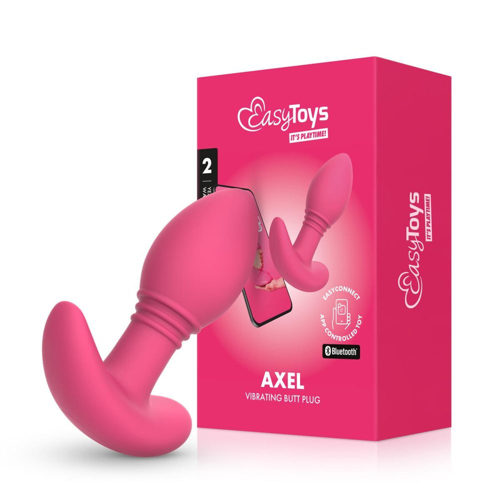 EasyConnect Vibrating Butt Plug Axel App-Controlled Pink (obrázek 12)