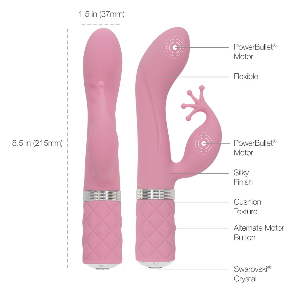 Pillow Talk Kinky Rabbit Vibrator Pink - Obrázek 4