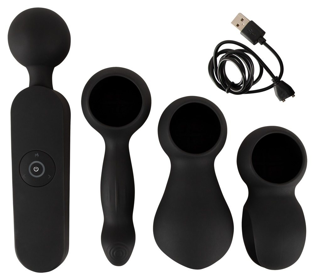 Couples Choice Wand Vibrator with 3 Attachments (obrázek 10)