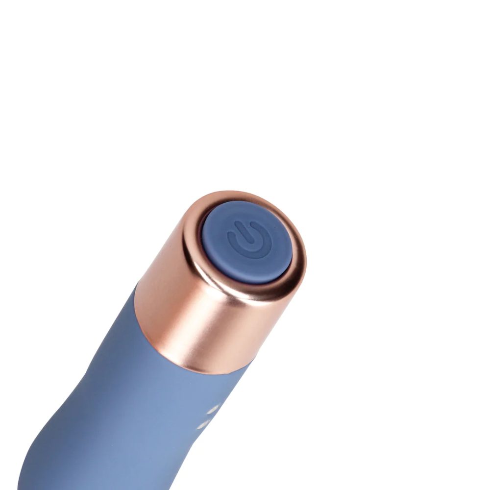 Loveline Mini Wand Vibrator - Blue Horizon (obrázek 6)