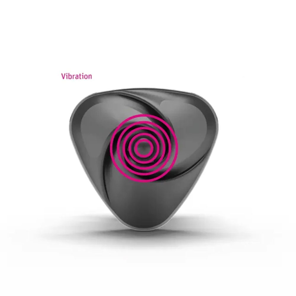 Mystim Hearts Desire eStim Lay-On Vibrator Black - Obrázek 7