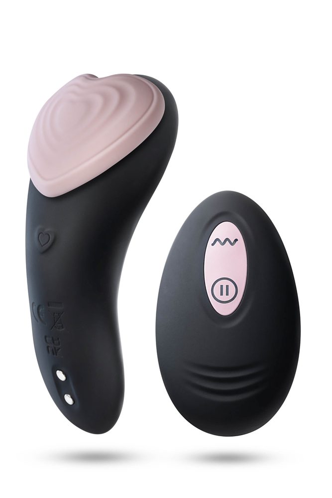 Blush Temptasia Heartbeat Panty Vibe with Remote Black-Pink - Obrázek 2