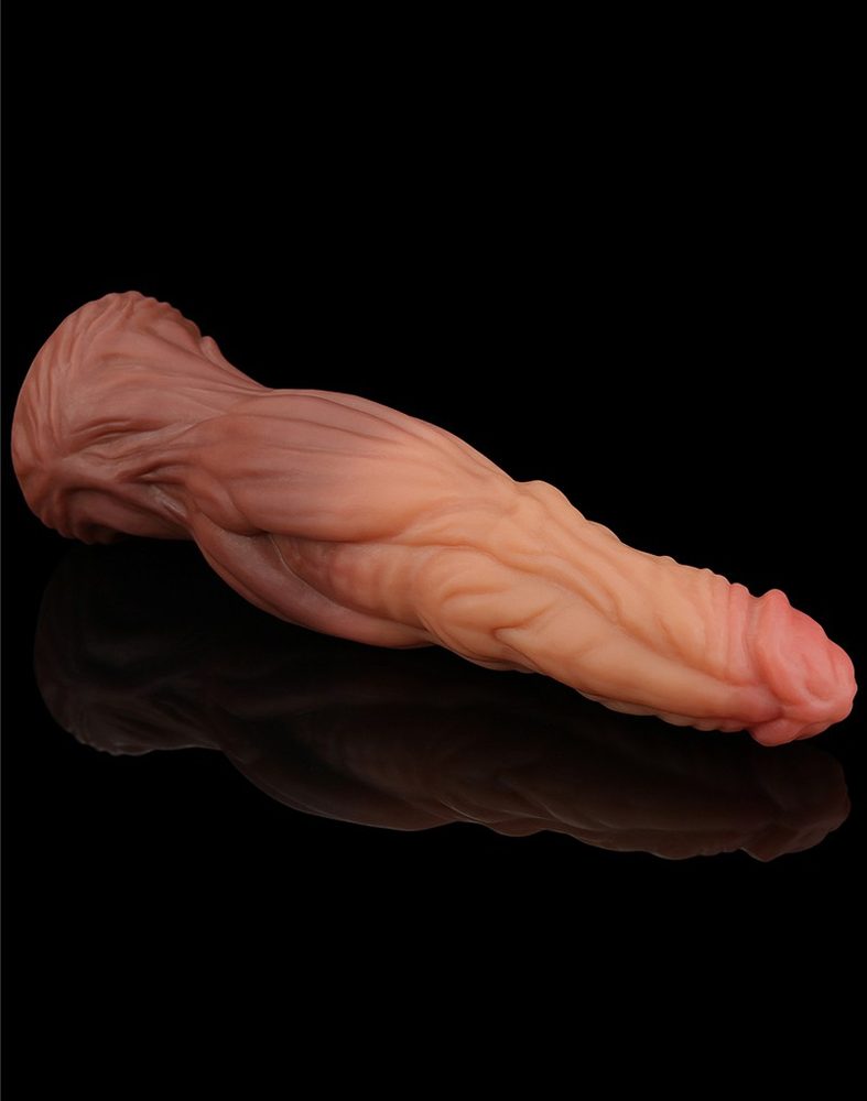 Lovetoy 9.5″ (24,5 cm) Dual Layered Platinum Silicone Cock - Obrázek 6