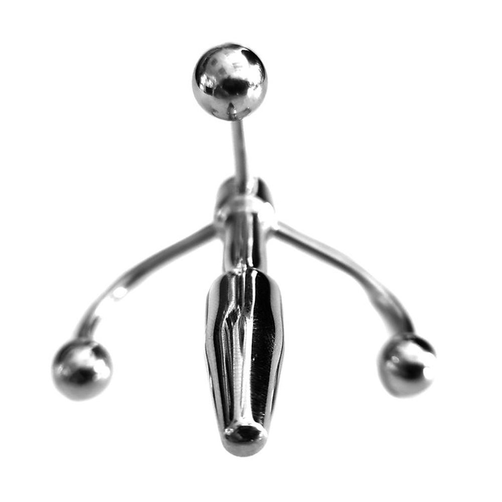 Rouge Stainless Steel Crown Penis Plug (obrázek 3)