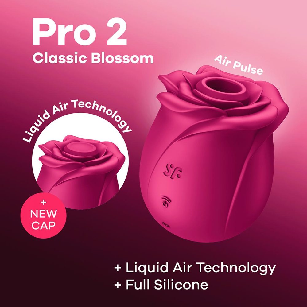 Satisfyer Pro 2 Classic Blossom, pulzátor na klitoris růžička (obrázek 7)