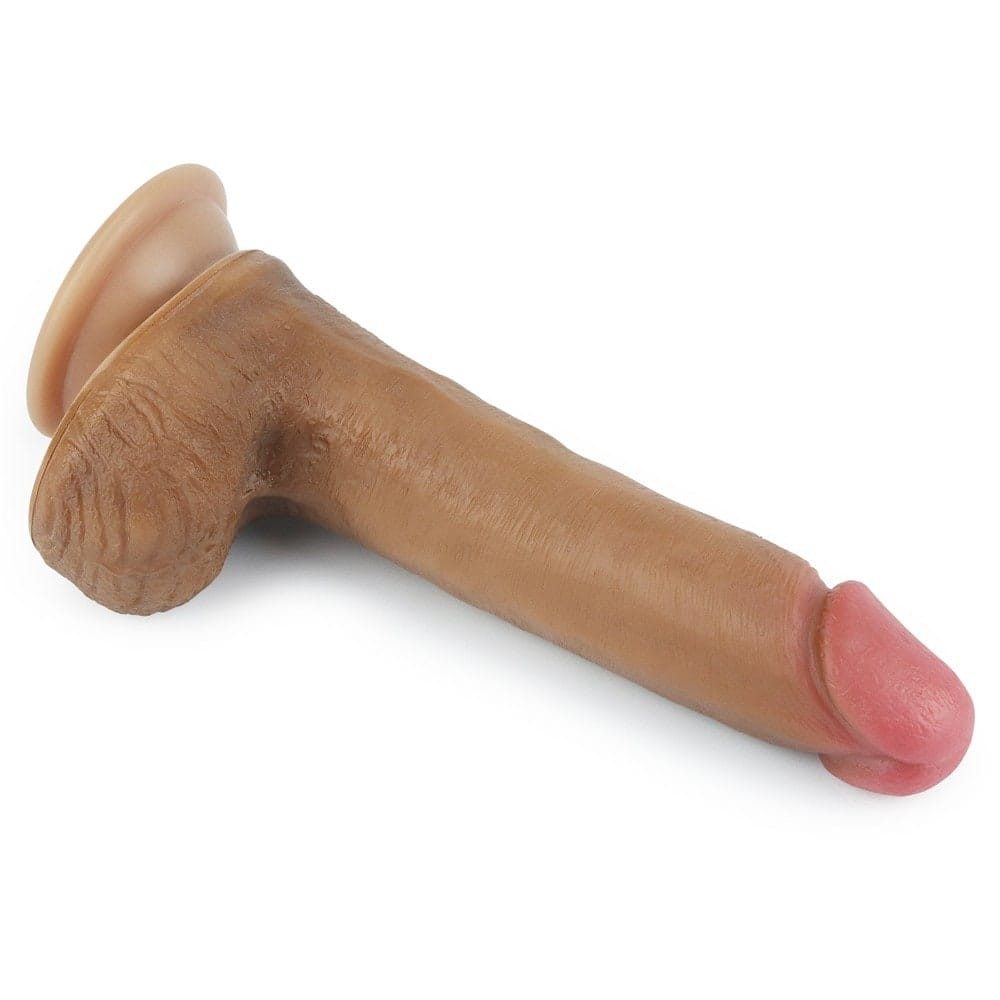 LoveToy Dual Layered Platinum Silicone Cock 8″