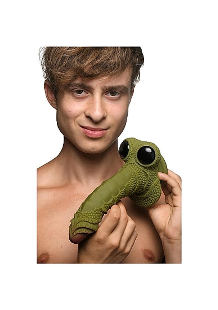 Creature Cocks Swamp Monster Scaly Silicone Dildo - Obrázek 3