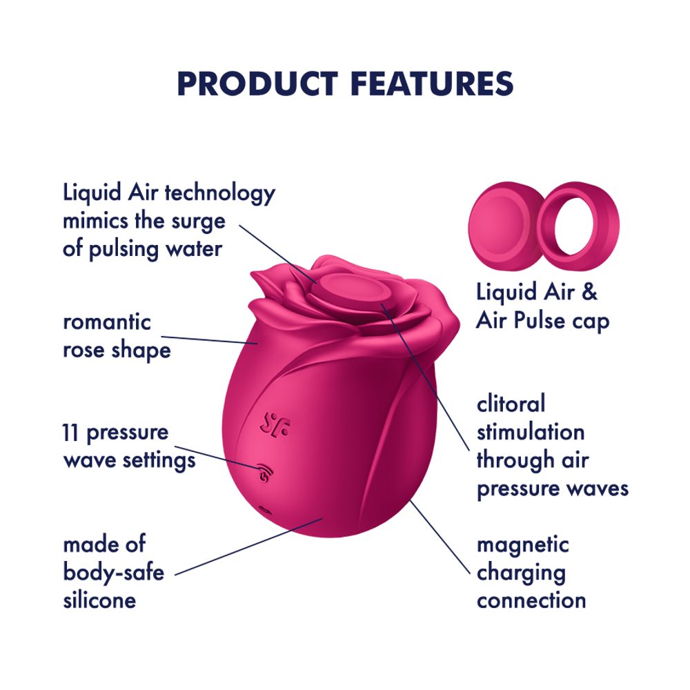 Satisfyer Pro 2 Classic Blossom, pulzátor na klitoris růžička (obrázek 8)
