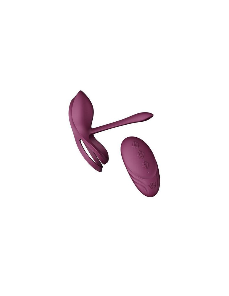 Zalo Bayek Cockring Vibrator with Remote Control Purple - Obrázek 3
