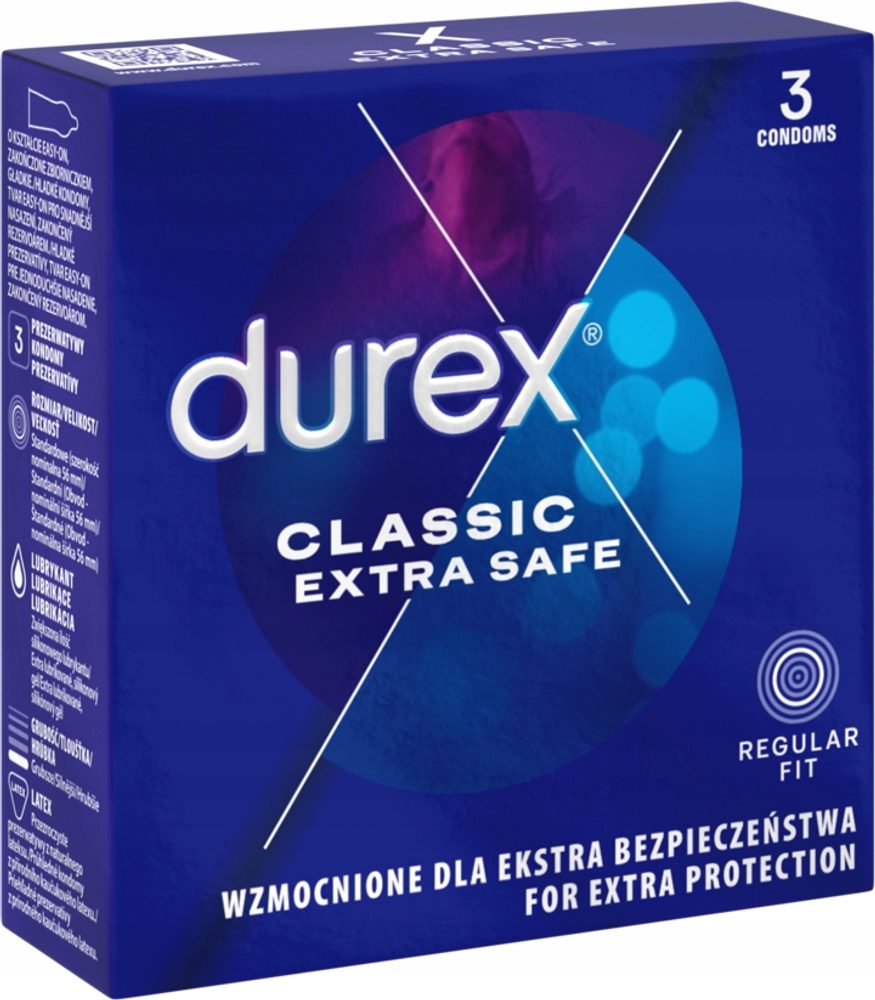 Durex Extra Safe 3 ks (v krabičce)