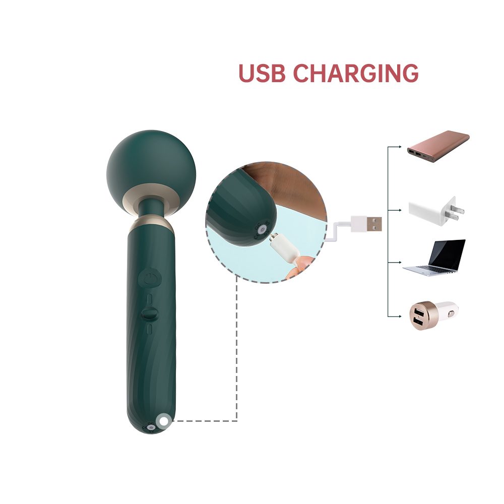 Magic Motion Zenith App Controlled Cordless Smart Wand Green - Obrázek 6