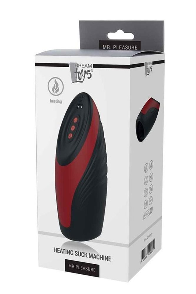 Dream Toys Mr Pleasure Heating Suck Machine vibrační masturbátor s vyhříváním a sáním (obrázek 8)