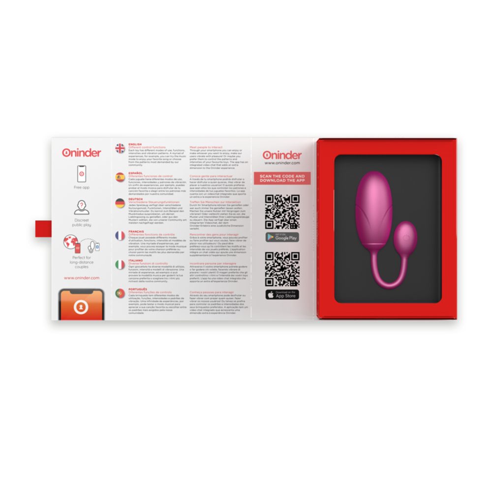 Oninder Tokyo Vibrating Egg Pink - Obrázek 5