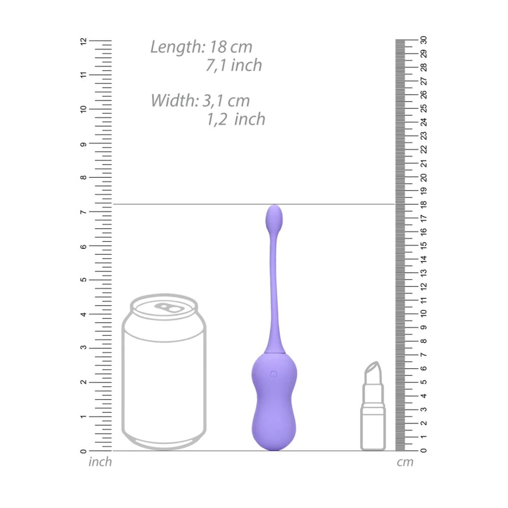 Loveline Vibrating Egg with Remote Control - Violet Harmony (obrázek 3)