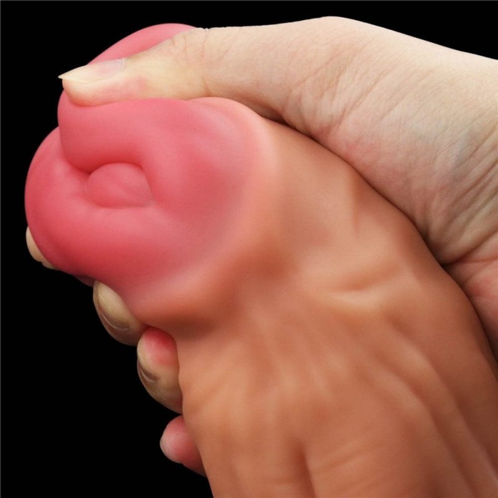 LoveToy 12" Dual Layered Platinum Silicone Cock (obrázek 8)