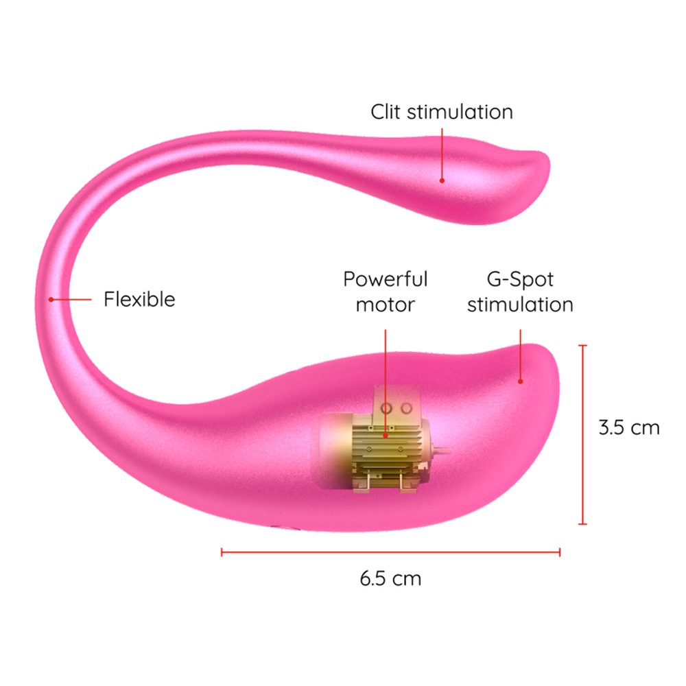 Oninder Nairobi Vibrating Egg Pink - Obrázek 2