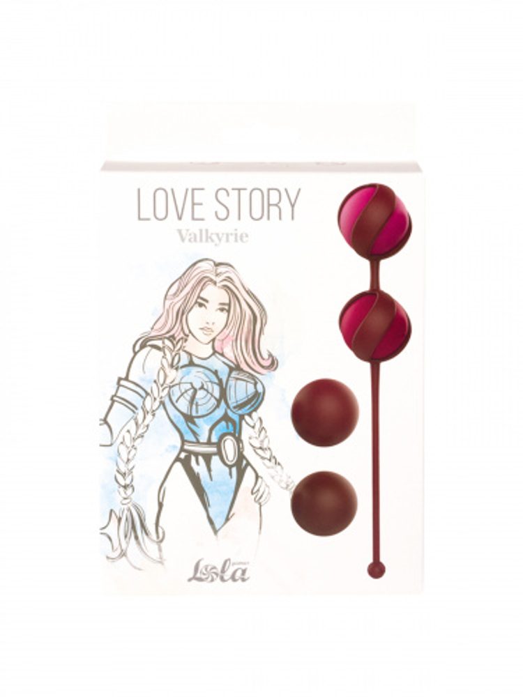 Lola Games Vaginal Balls Set Love Story Valkyrie Wine Red (obrázek 4)