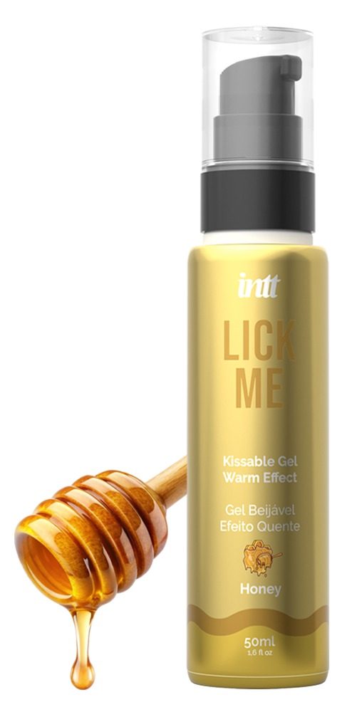 INTT Lick me Slíbatelný gel s hřejivým efektem Honey 50 ml