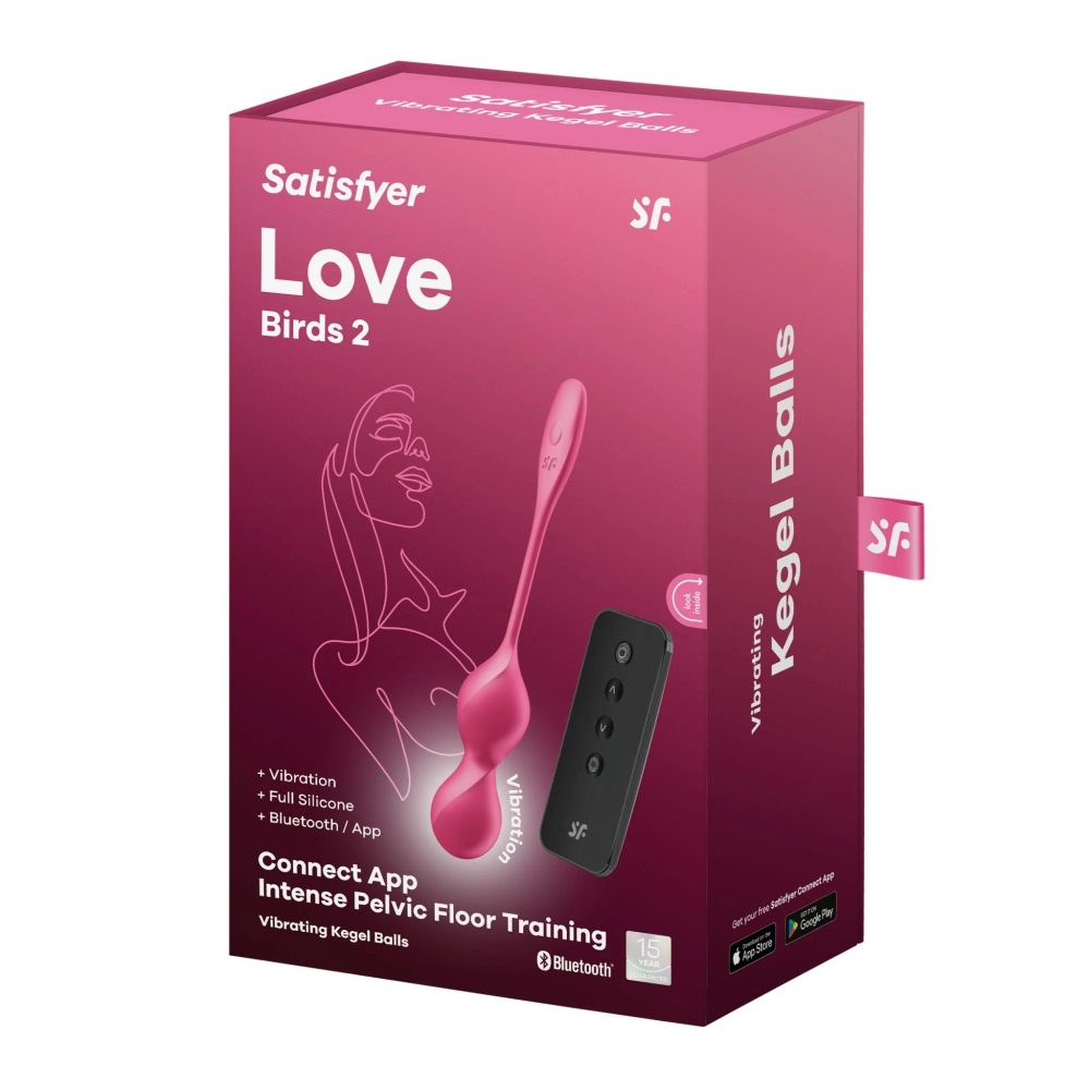 Satisfyer Love Birds 2, chytré vibrační Venušiny kuličky s dálkovým ovládáním 22,2 x 3,3 cm - Obrázek 6
